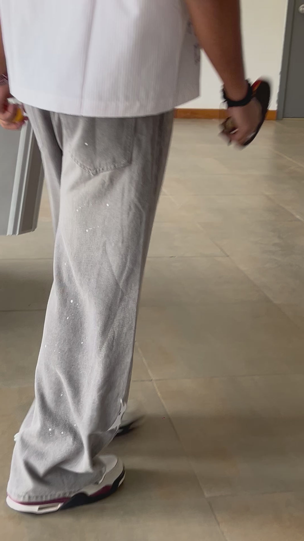 Rnd grey baggy pants