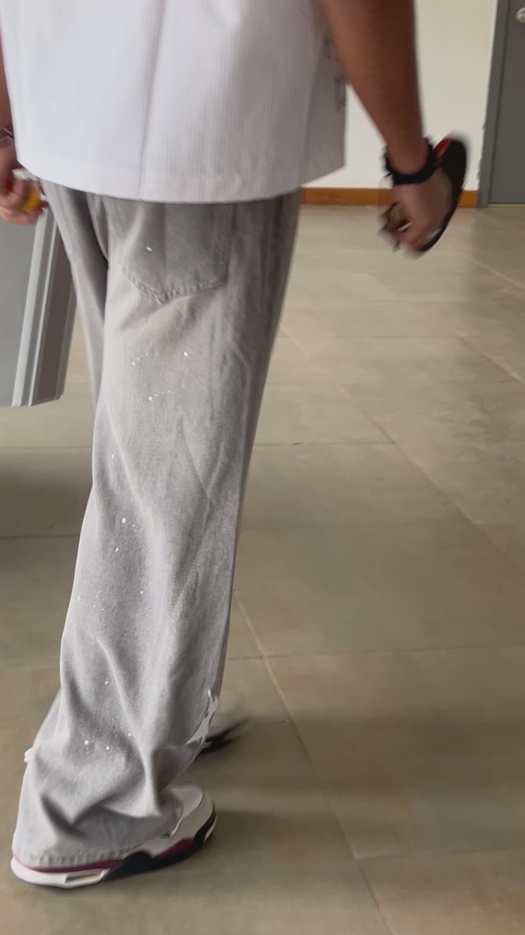 Rnd grey baggy pants
